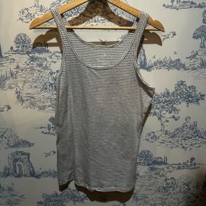SO Gray Striped Tank Top